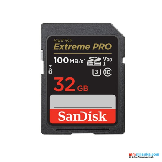 Sandisk SDHC Extreme Pro 32GB 100MB/s UHS-I C10 (1Y)